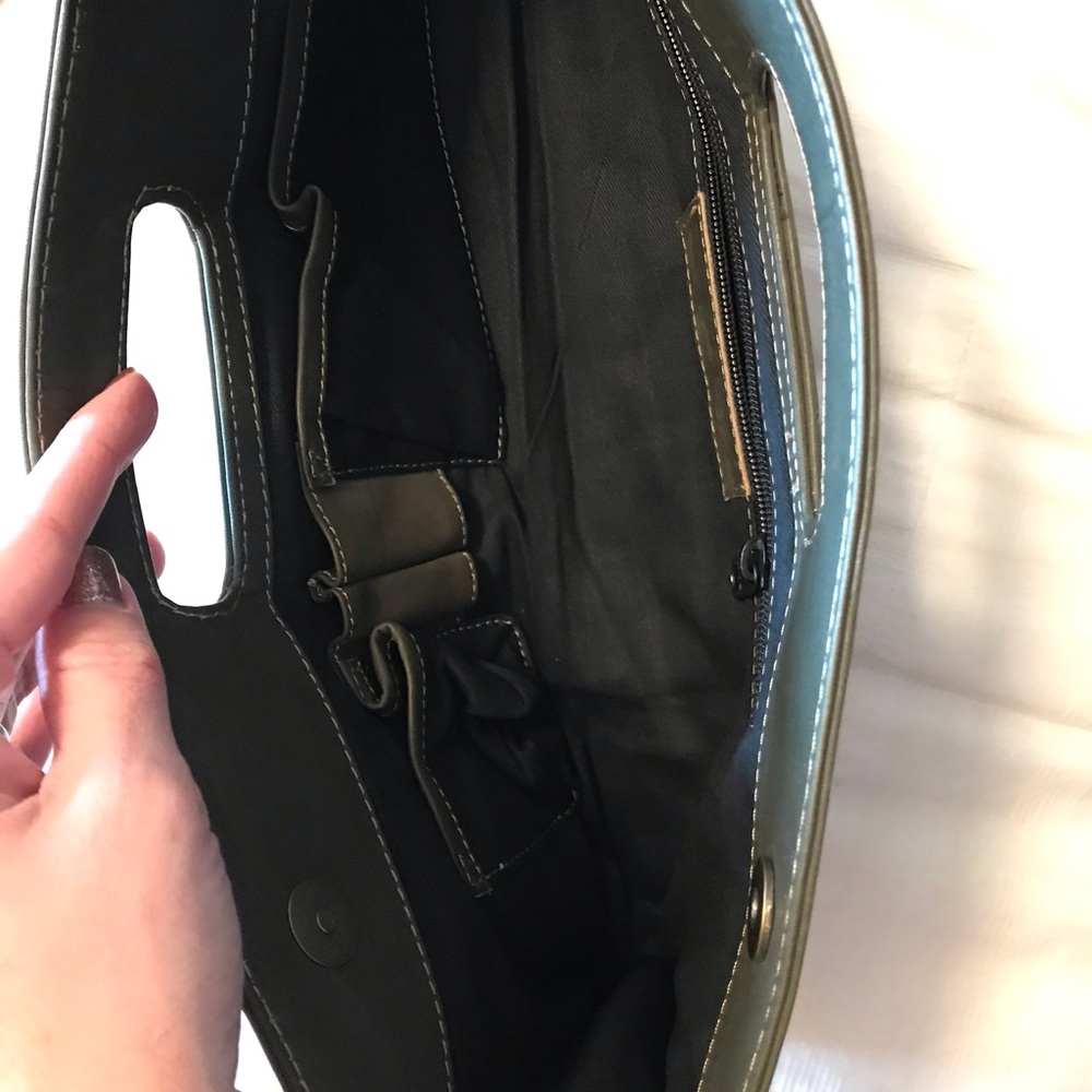 Leather clutch
